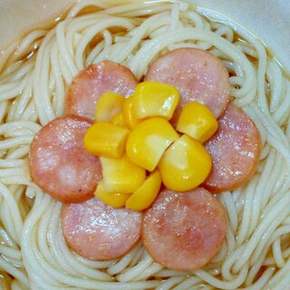 子供が喜ぶ☆かわいい☆お花のぶっかけそうめん